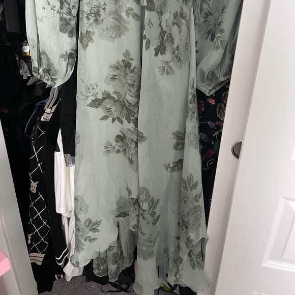 Floral Ruffle Midi Dress - Picture 10 of 16